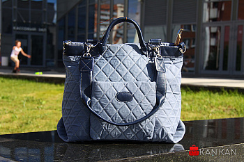 4 Сумка S0020 Голуб.+синий