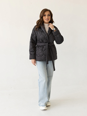 4 Куртка женская демисезонная 24832-00 (графит)