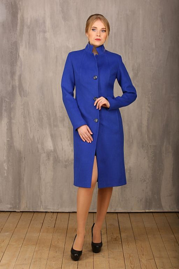 3 Пальто 18507  (василек) 