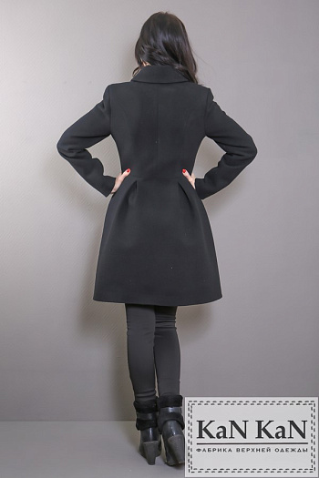 3 Пальто 1552-000  (черный) 