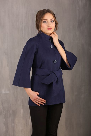 3 Пальто 15101-741  (темн.синий) 