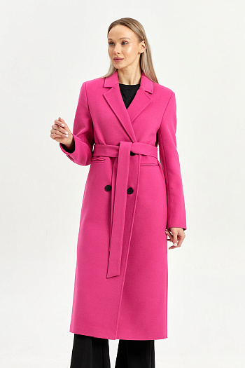 6 Пальто женское демисезонное 26880 (розовый)