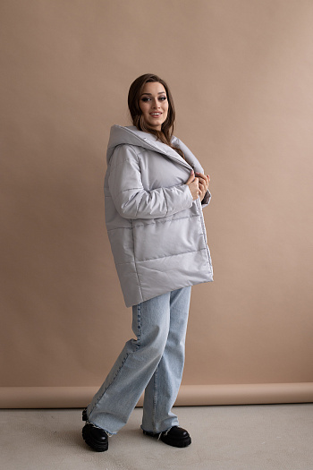 3 Куртка женская демисезонная 22260 (серый)