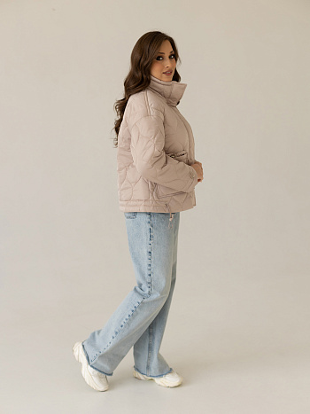 5 Куртка женская демисезонная 24835-00 (латте)