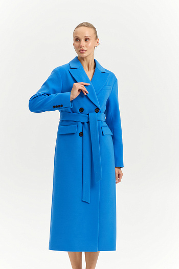 9 Пальто женское демисезонное 26102 (электрик)