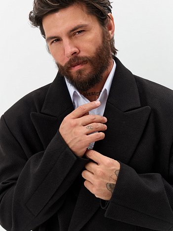 5 Пальто мужское 2703-03 (черный)