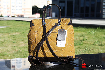 2 Рюкзак S0013Б Горчица+коричн.