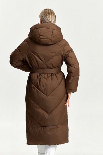 4 Куртка женская зимняя 26004 (коричневый)