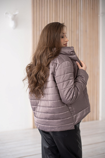2 Куртка женская демисезонная 22680 (капучино)