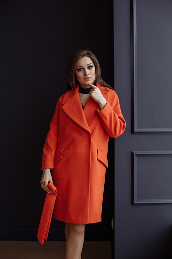 3 Пальто 20808  (охра) 