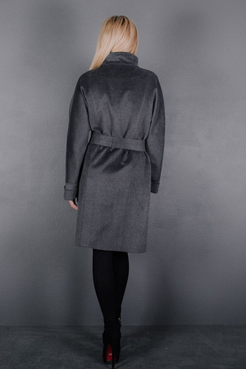 2 Пальто 14137-017  (темн.серый) 