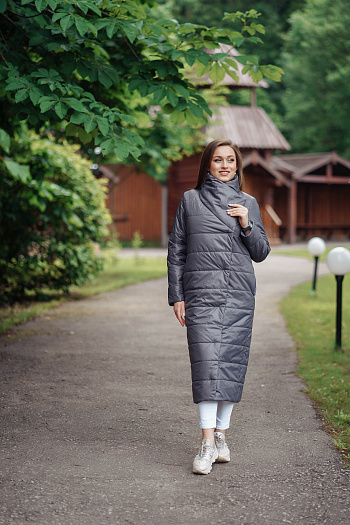 2 Куртка женская демисезонная 22370  (лиловый) 