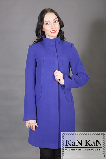 2 Пальто 1505-163  (василек) 