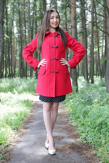 Пальто 12-3  (красный) 