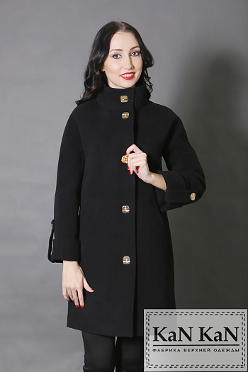 3 Пальто 1508-000  (черный) 