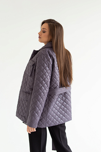 2 Куртка женская демисезонная 24230 (лиловый)