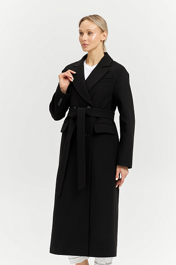 7 Пальто женское демисезонное 26102 (черный)