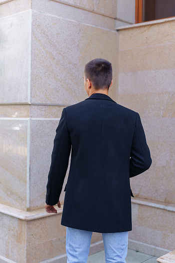 3 Пальто мужское 2102  (черный)