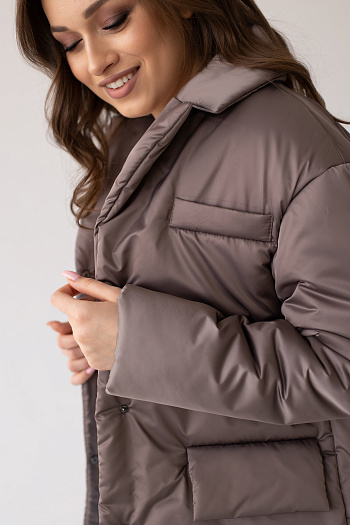 3 Куртка женская демисезонная 23980 (капучино)