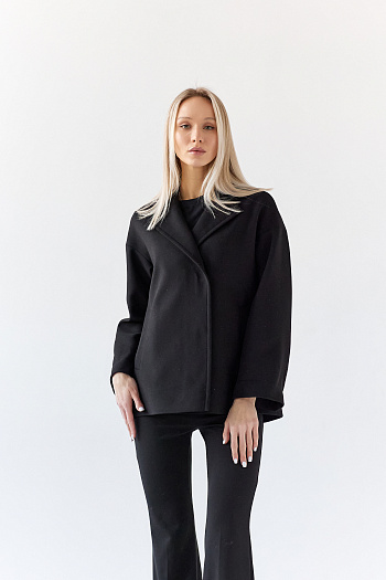 5 Пальто женское демисезонное 24332 (черный)