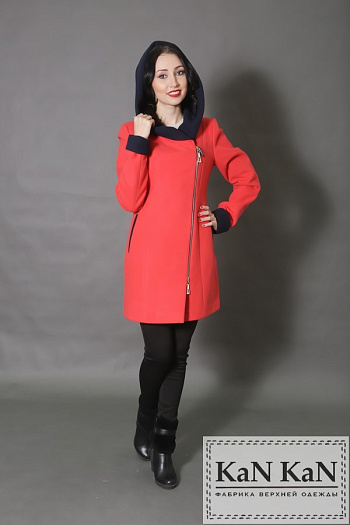 2 Пальто 893-360  (коралл) 