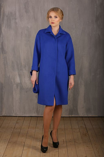 2 Пальто 18570  (василек) 