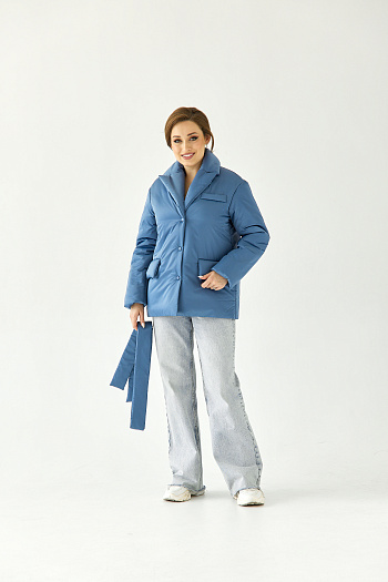 5 Куртка женская демисезонная 23980 (лазурно-синий)
