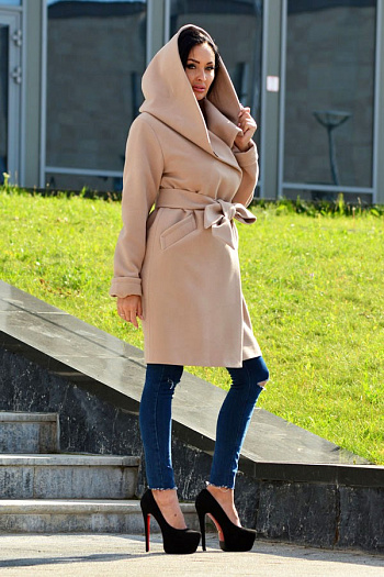 4 Пальто 18910  (какао) 