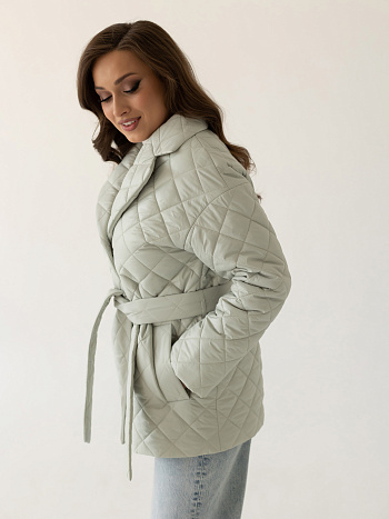 7 Куртка женская демисезонная 24935 (олива)