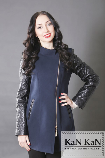 3 Пальто 1506-741  (темно-синий) 