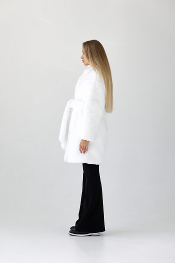 2 Шубка утеплённая 25005 (белый)