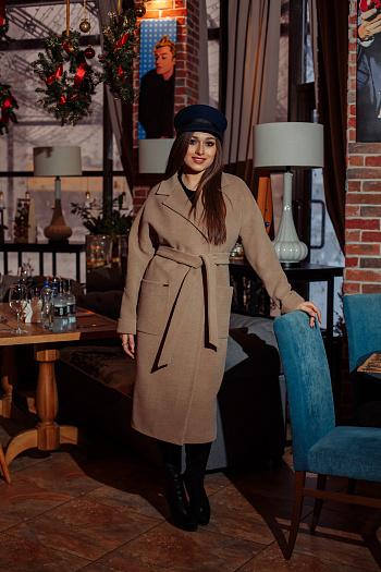 2 Пальто 20550  (карамель) 