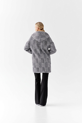 4 Пальто женское демисезонное 25450 (grey)