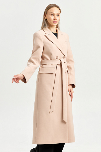 10 Пальто женское демисезонное 26895 (кремовый)