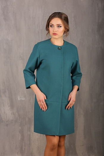 4 Пальто 18560  (малахит) 