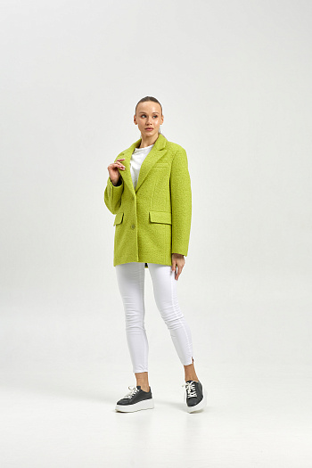 3 Пальто женское демисезонное 27100 лайм