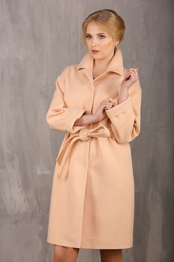 2 Пальто 18570  (персиковый) 
