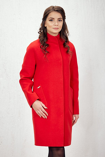 2 Пальто 19101(красный)