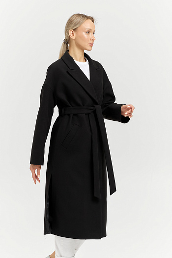 7 Пальто женское демисезонное 26820 (черный)