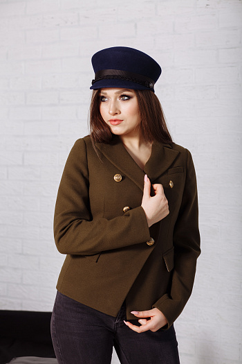 2 Пальто 20870  (хаки) 