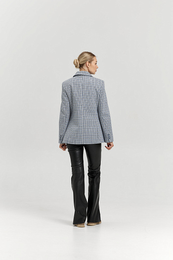 4 Пальто женское демисезонное 27200 (голубой)