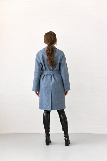 4 Пальто женское демисезонное 23220 (маренго)