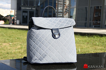 2 Рюкзак S0013М Голуб.+ син.