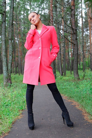 2 Пальто 21-022  (роза) 