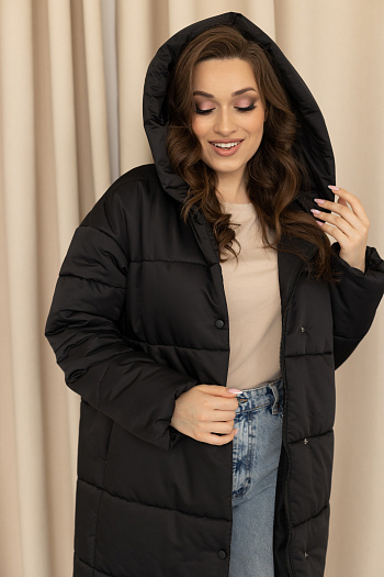 3 Куртка женская зимняя 23610 (черный 2)