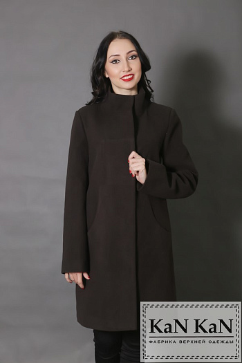 3 Пальто 1505-900  (шоколад) 