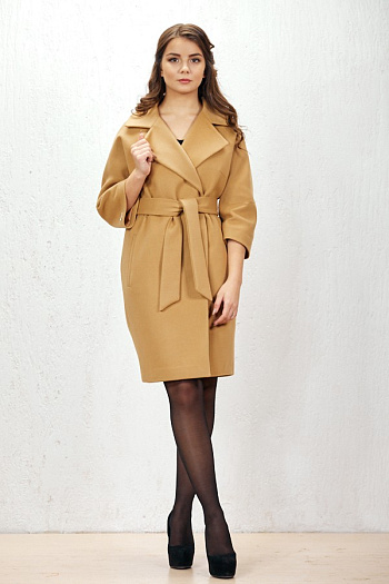 3 Пальто 18225  (кэмел) 