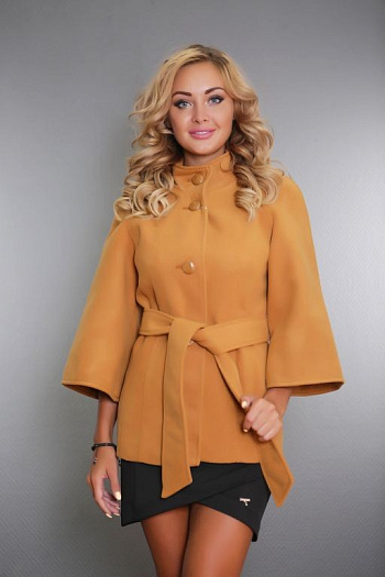 3 Пальто 15101-681  (горчица) 