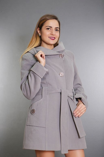 2 Пальто 11-19 Ут  (серый) 