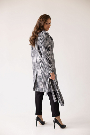 5 Пальто женское демисезонное 23551 (grey)